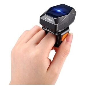 Eyoyo Barcode Scanner 1D Laser Finger Ring Reader Wireless Bluetooth for Iphone